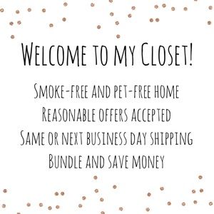 Welcome to my Closet!